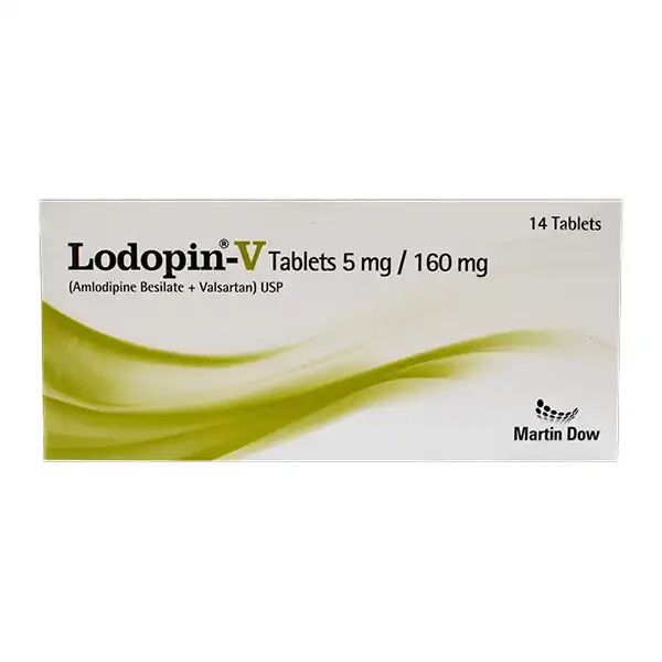 lodopin v 5/160 mg tablet uses and side effects